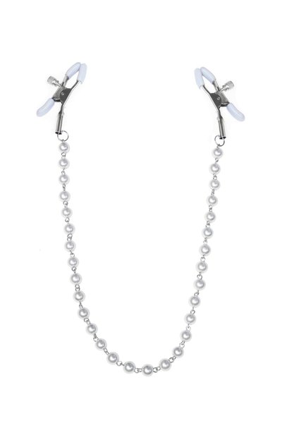 Зажимы для сосков с жемчугом Feral Feelings Nipple clamps Pearls SO3792-SO-T фото