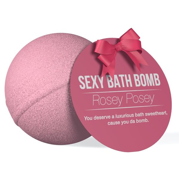 Супер-бомбочка для ванни Dona Bath Bomb - Rosey Posey (128 гр), приємний аромат троянди SO1833-SO-T фото