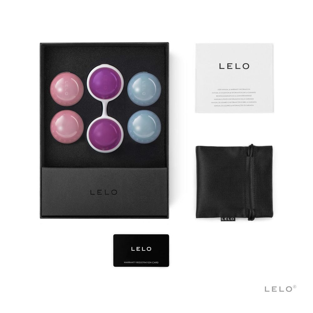 Набір вагінальних кульок LELO Beads Plus, діаметр 3,5 см, змінне навантаження, 2х28, 2х37 і 2х60 г SO8084-SO-T фото