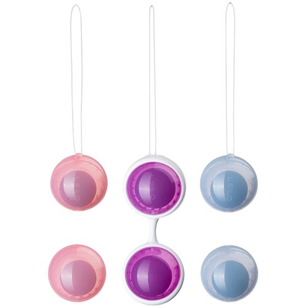 Набор вагинальных шариков LELO Beads Plus, диаметр 3,5 см, изменяемая нагрузка, 2х28, 2х37 и 2х60 г SO8084-SO-T фото