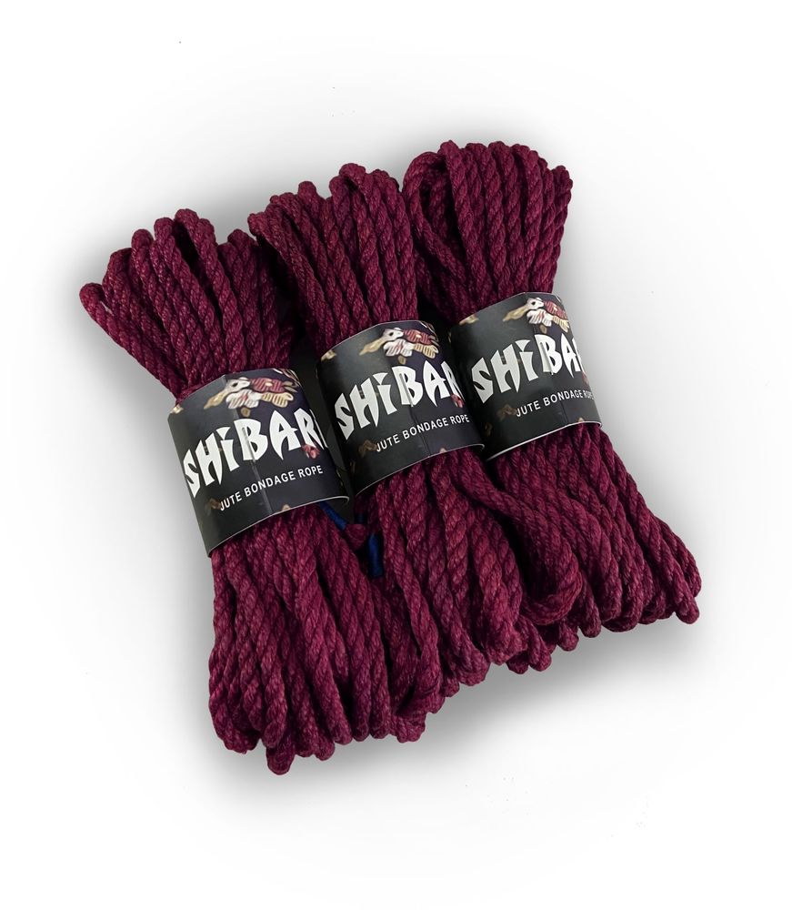 Джутова мотузка для шібарі Feral Feelings Shibari Rope, 8 м, Фіолетовий