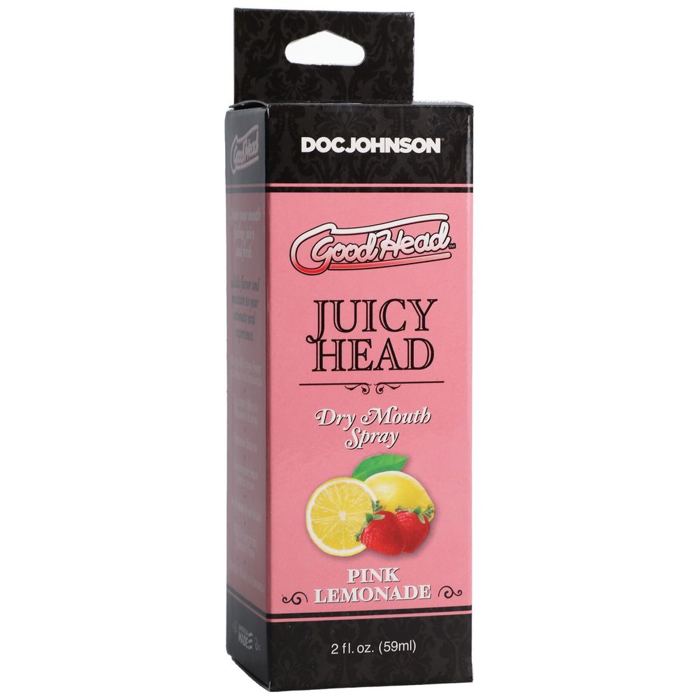 Зволожувальний спрей оральний Doc Johnson GoodHead – Juicy Head – Dry Mouth Spray – Pink Lemonade 2 SO6065 фото