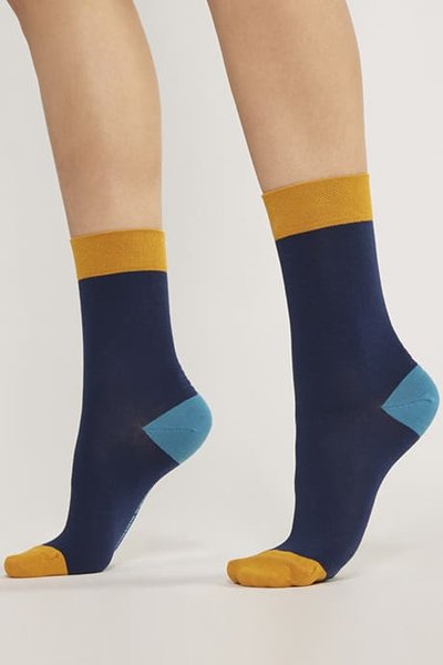 Шкарпетки Gabriella SK 004 Cotton, Темно-синій, 35, 36, 37, 38