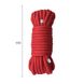 Мотузка для BDSM BTB Bondage Rope Red, довжина 10 м, діаметр 65 мм, Червоний