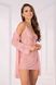 Комплект сорочка и халат LivCo Corsetti Livemia Нежно-розовый 3XL