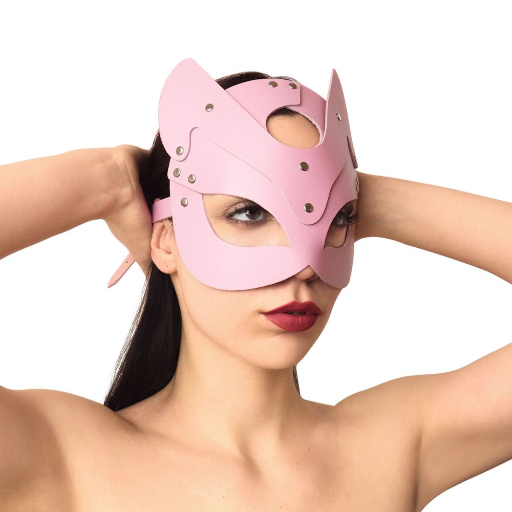 Маска кошечки из натуральной кожи Art of Sex Cat Mask SO7479-SO-T фото