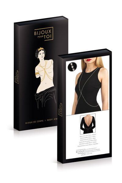 Ланцюжок для бюста Bijoux Pour Toi – Elena зі стразами SO5986-SO-T фото
