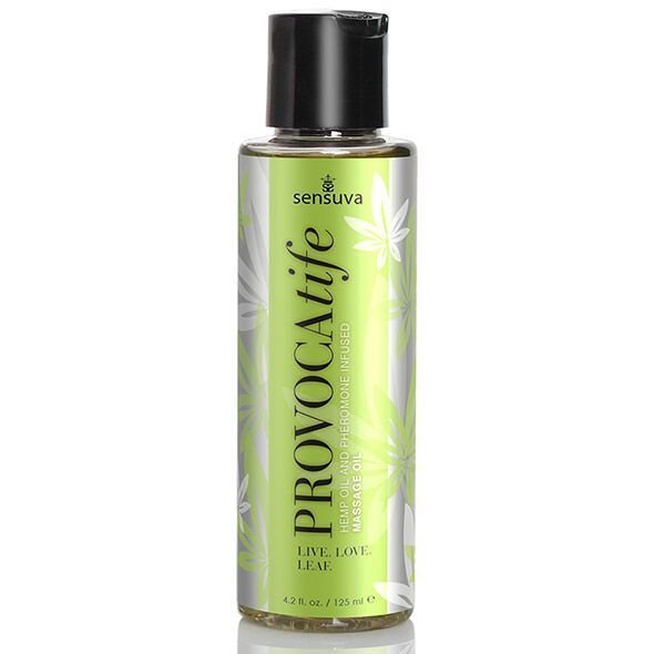 Масажна олія Sensuva: Provocatife Hemp Oil Infused Massage (125 мл) з феромонами та олією конопель SO3213-SO-T фото