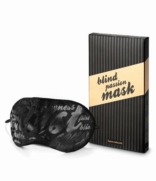 Маска нежная на глаза в подарочной упаковке Bijoux Indiscrets - Blind Passion Mask SO2327-SO-T фото