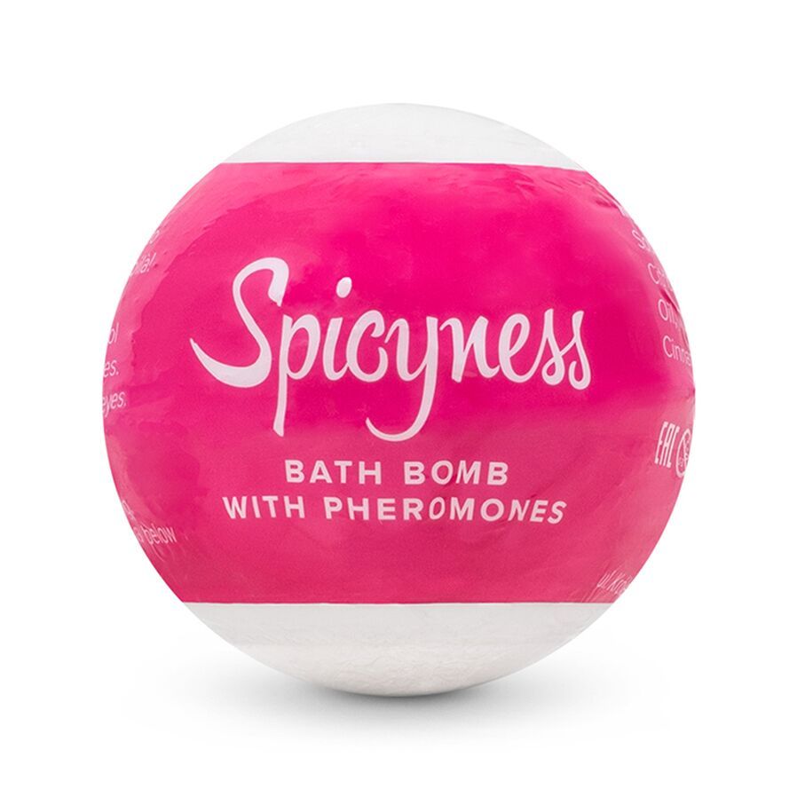 Бомбочка для ванни з феромонами Obsessive Bath bomb with pheromones Spicy SO7711-SO-T фото