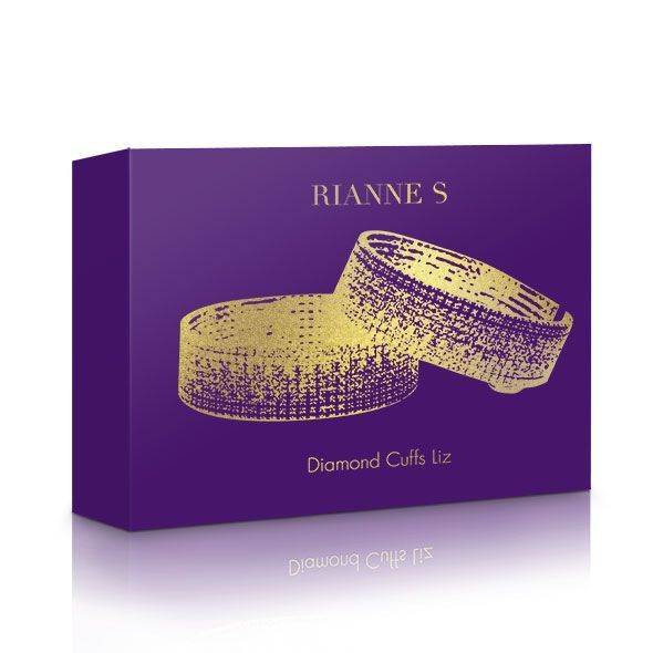 Лакшери наручники-браслеты с кристаллами в подарочной упаковке Rianne S: Diamond Cuffs SO3873-SO-T фото
