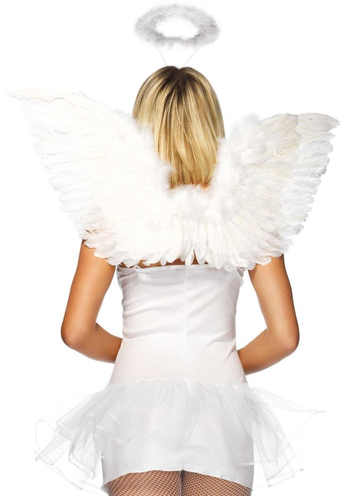 Аксесуари ангела крила та німб Leg Avenue Angel Accessory Kit One Size Білий SO7945 фото