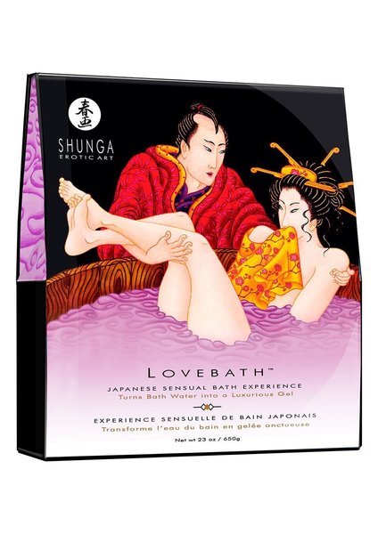 Гель для ванни Shunga LOVEBATH 650гр, робить воду ароматним желе зі SPA ефектом SO2545-SO-T фото