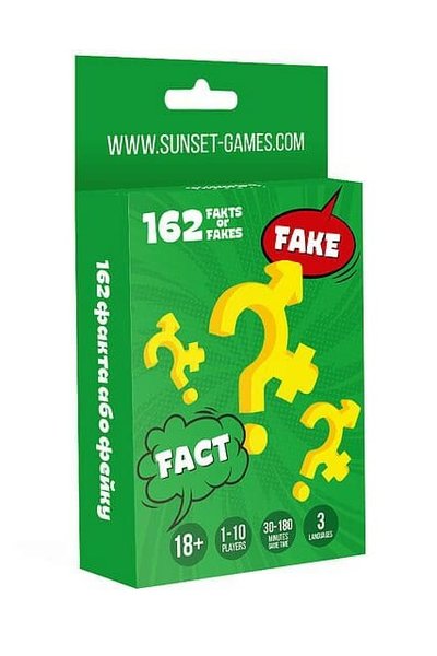 Эротическая игра для пар Sunset Games «162 Fakts or Fakes» (UA, ENG, RU) SO5889-SO-T фото