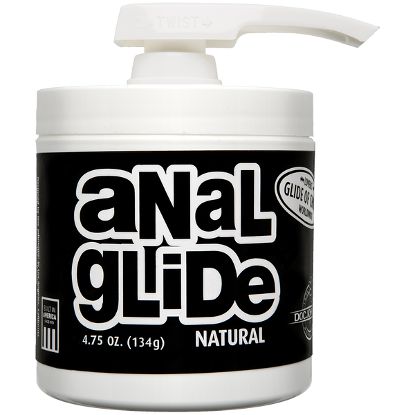 Анальная смазка на масляной основе Doc Johnson Anal Glide Natural (134 г) длительное скольжение SO1567 фото