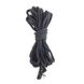 Бавовняна мотузка BDSM 8 метрів, 6 мм, Чорний