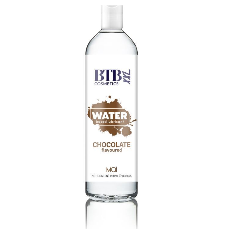 Змазка на водній основі BTB FLAVORED CHOCOLAT з ароматом шоколаду (250 мл) SO6569 фото
