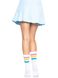 Шкарпетки жіночі в смужку Leg Avenue Pride crew socks Pansexual, 37–43 розмір Білі