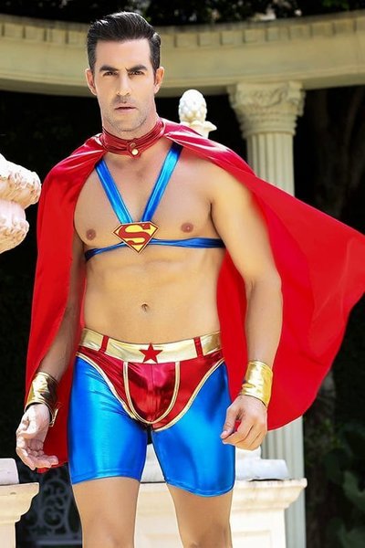 Чоловічий еротичний костюм супермена JSY Готовий на все Стів SO2292-SO-T фото