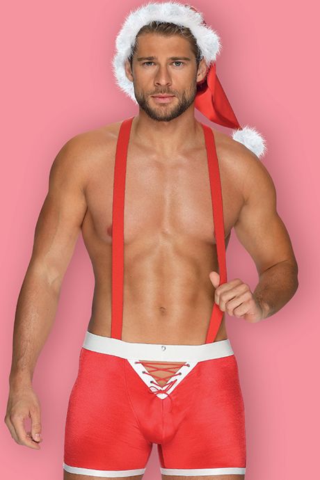 Новорічний костюм містера Санта Клауса Obsessive Mr Claus 92903-009-T фото