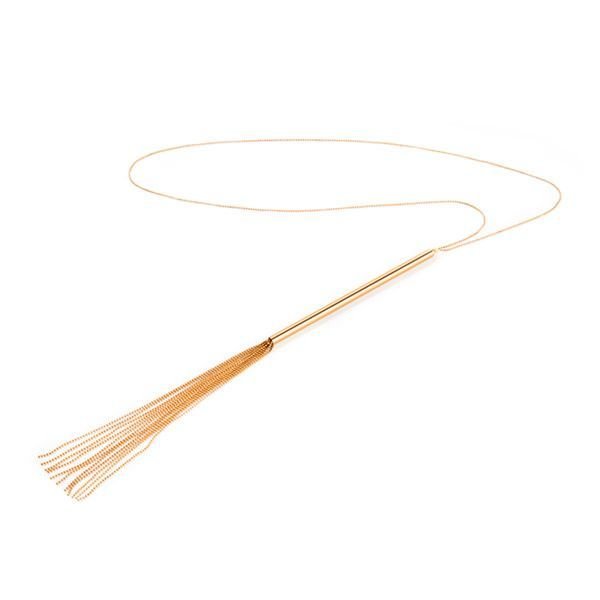 Цепочка-плеть на шею Bijoux Indiscrets MAGNIFIQUE Necklace Whip - Gold, украшение для тела SO2661-SO-T фото