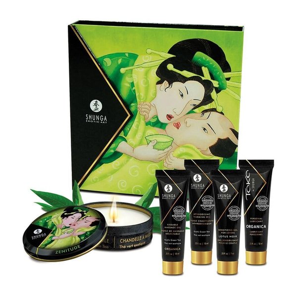 Подарунковий набір Shunga GEISHAS SECRETS ORGANICA - Exotic Green Tea: для шикарної ночі вдвох SO2558-SO-T фото