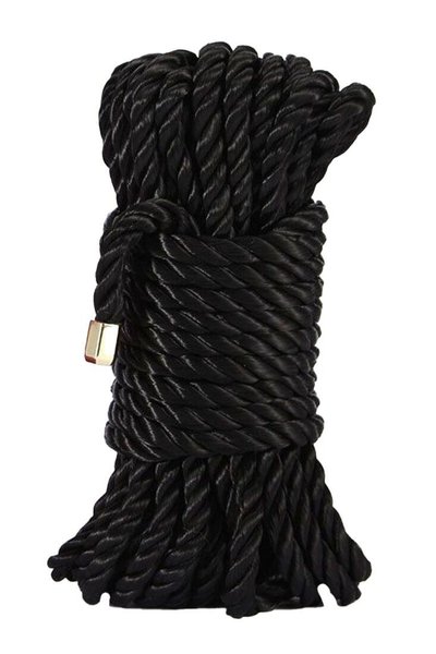 Мотузка для Шибарі Zalo Bondage Rope Чорна 10м