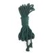 Бавовняна мотузка BDSM 8 метрів, 6 мм, Зелений