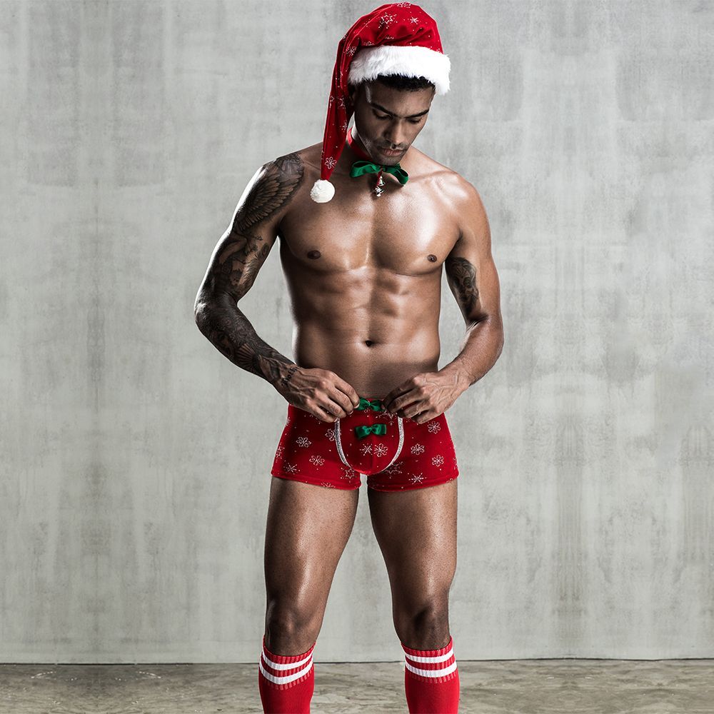 Новогодний мужской эротический костюм JSY Любимый Санта SO3676-SO-T фото